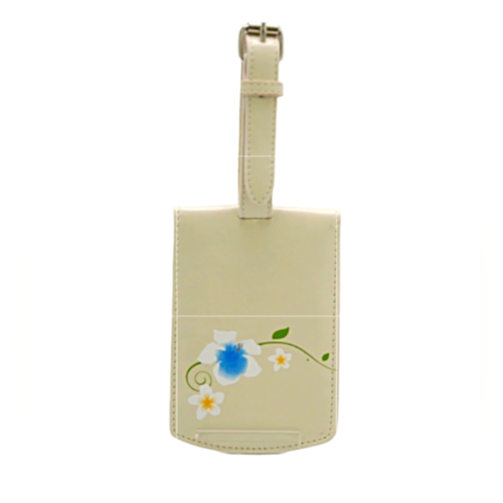 🐾 $5 ADD ON With Purchase SHAGWEAR Luggage Tag  Vegan Tropical Flower